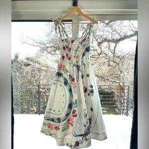 Maeve Multicolor Floral Midi Dress